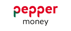 Logo of Pepper money.