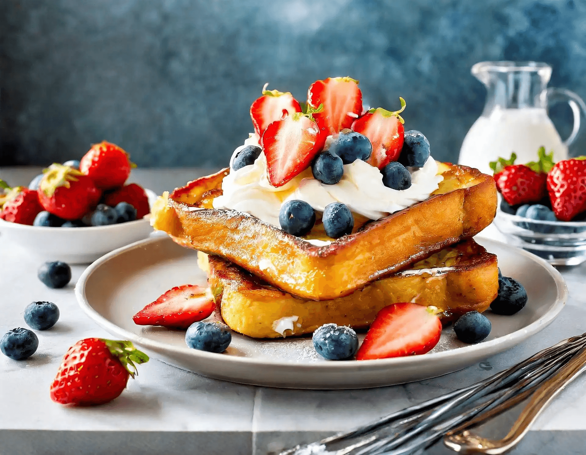 Nutella Stuffed French Toast