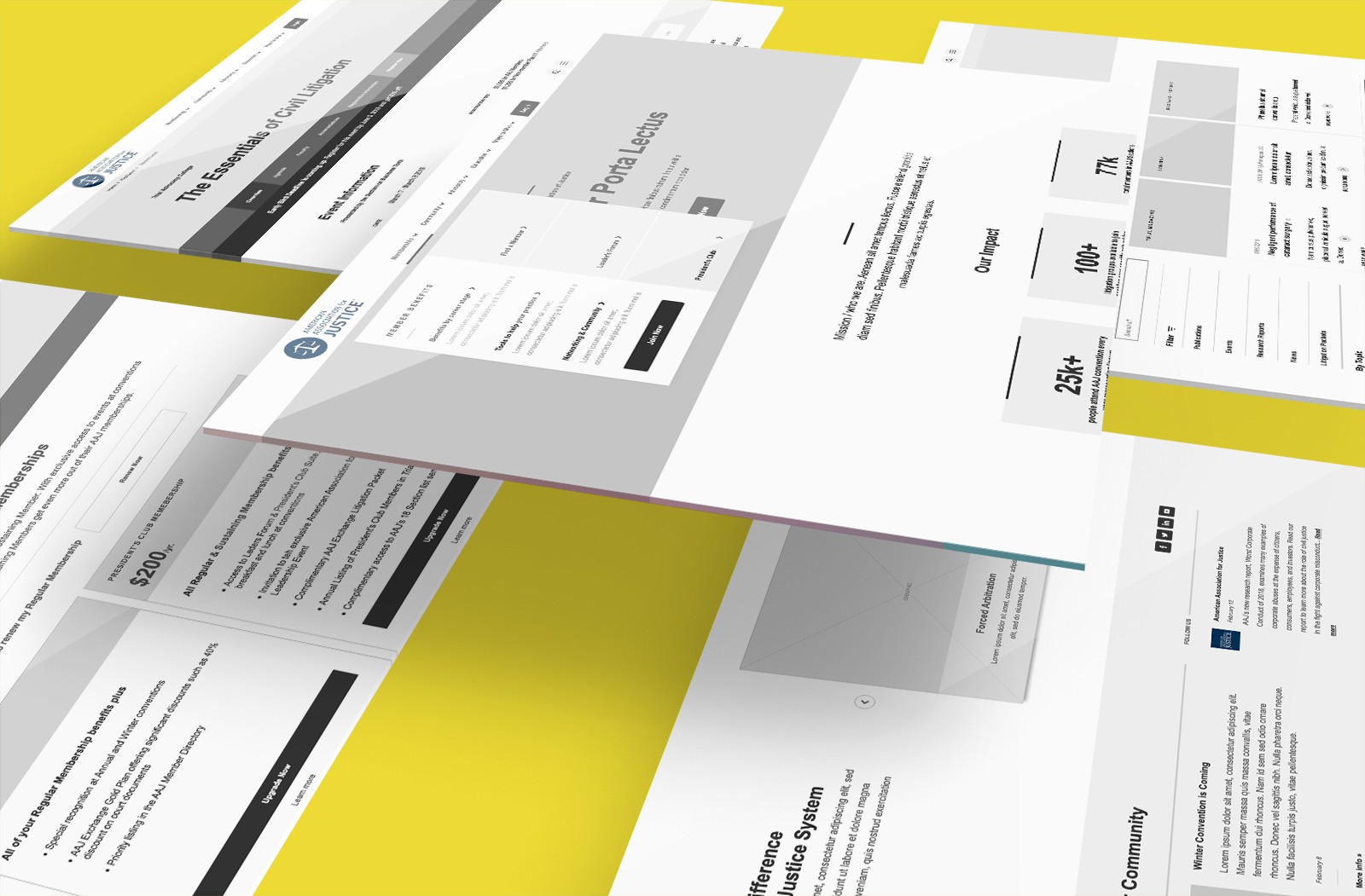 Discovery process screens