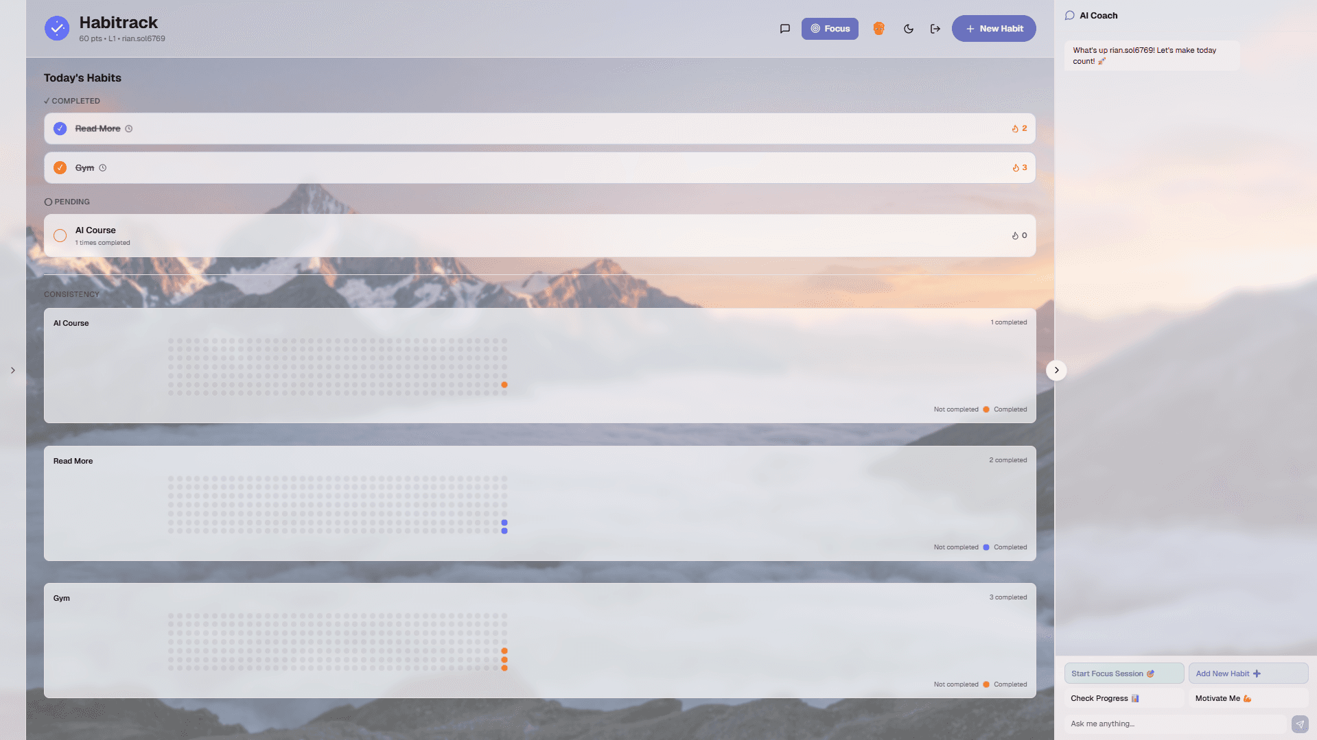 An image of Dreelio's dashboard