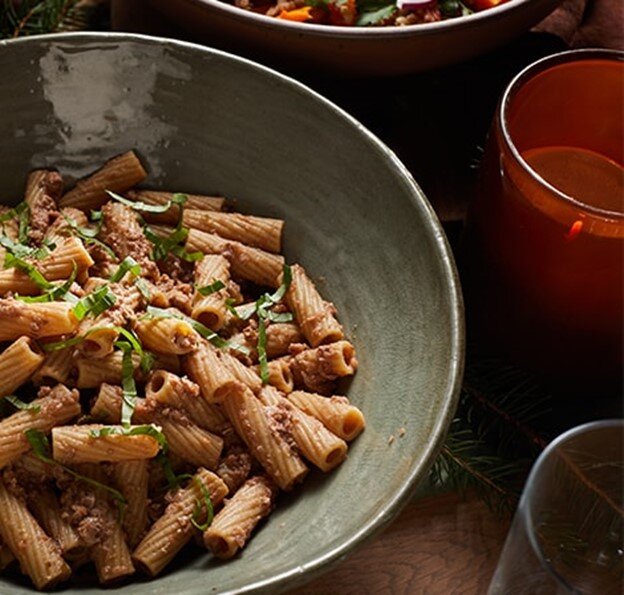 Mushroom and Walnut Bolognese