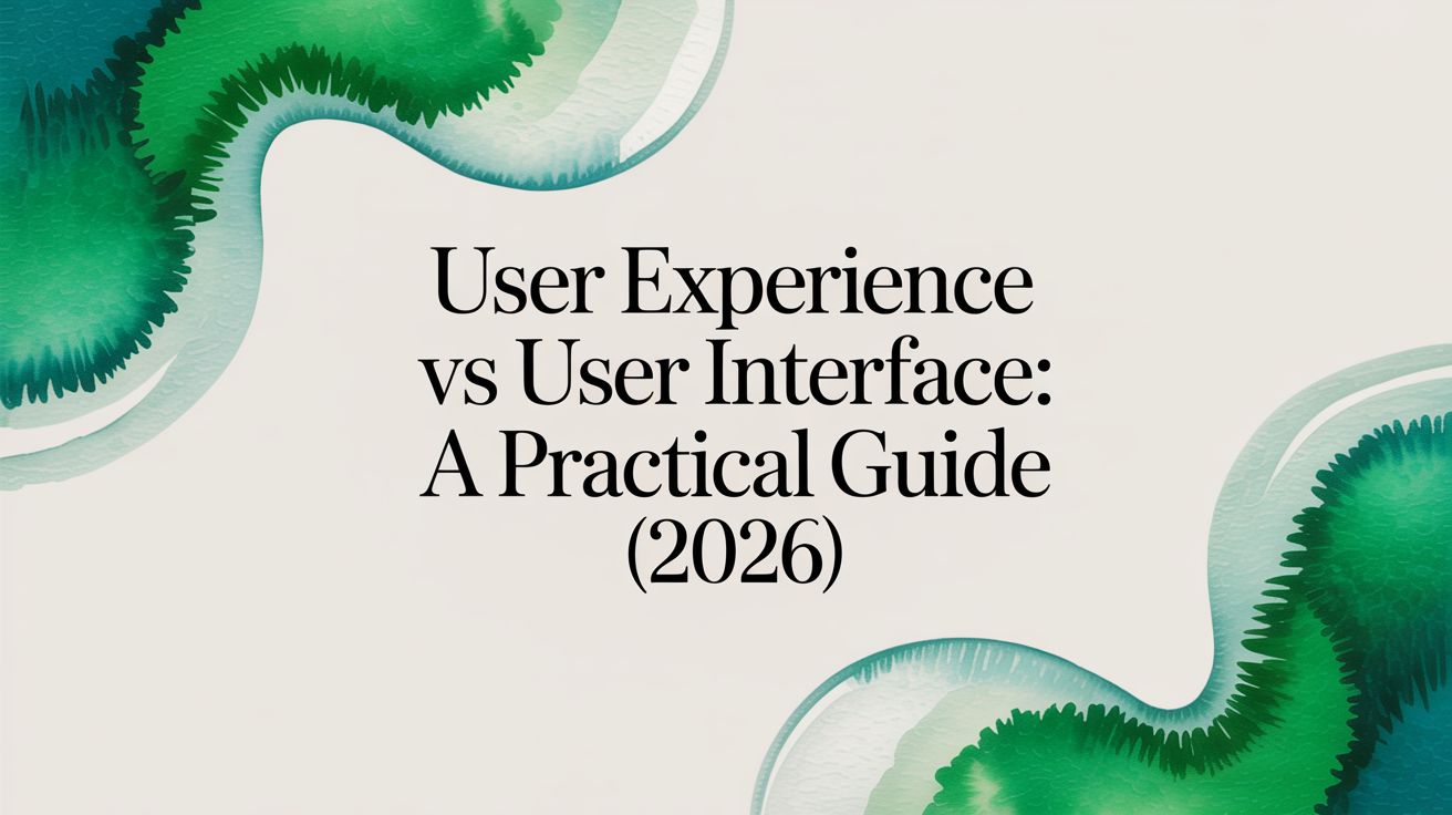 User Experience vs User Interface: A Practical Guide (2026)
