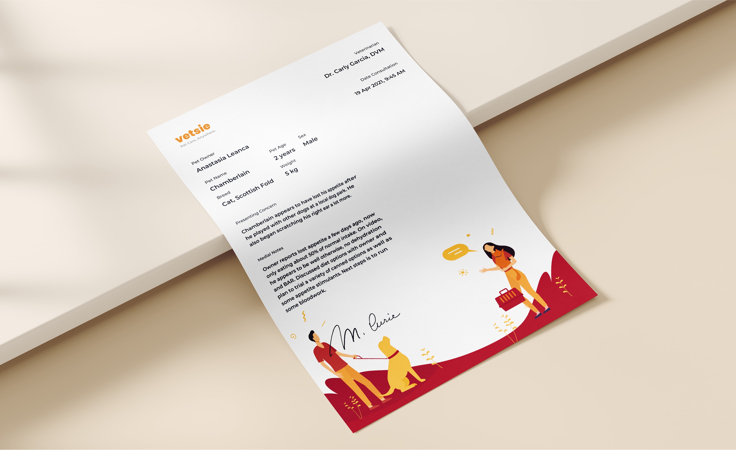 LinkMatch branded envelopes in blue and white displayed in a floating promotional composition