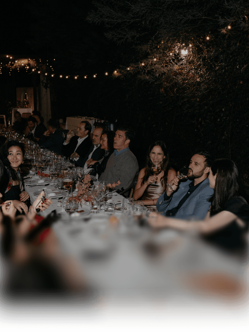a dinner table