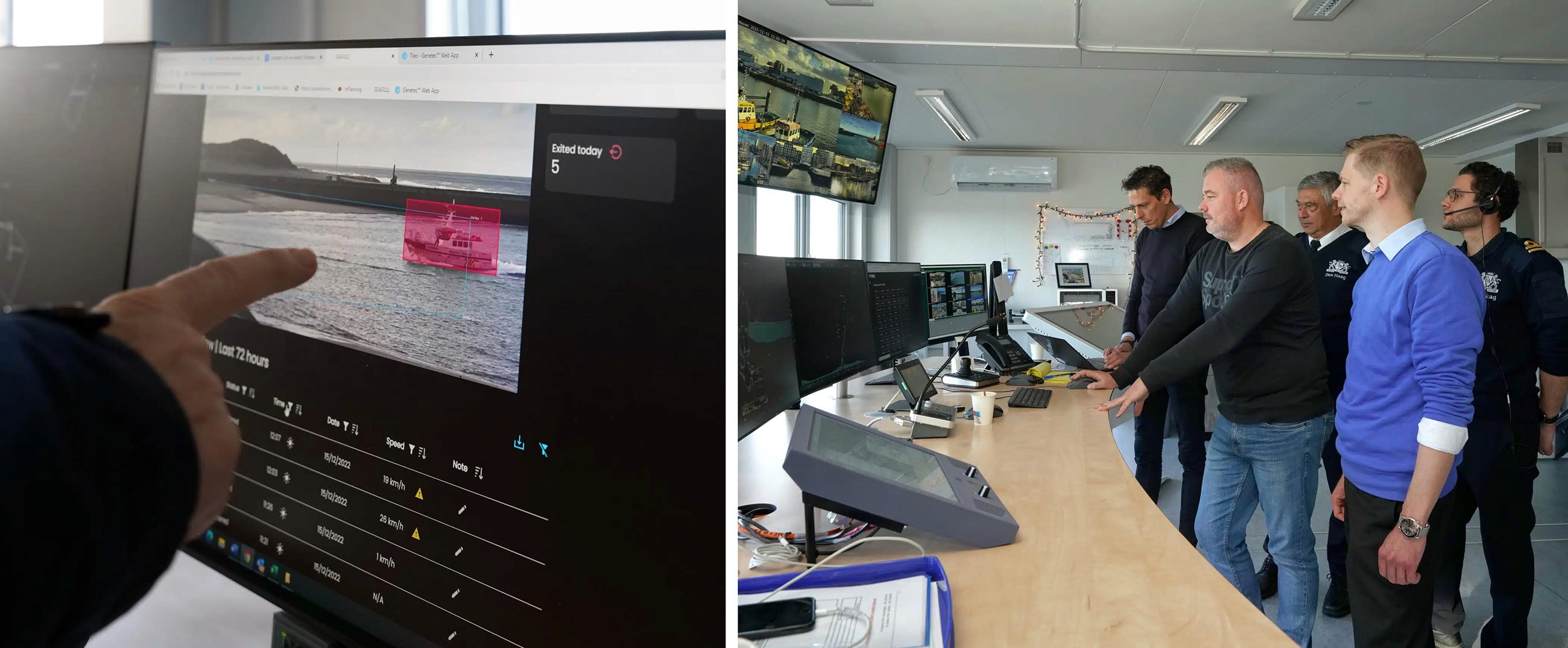 Photo of the team testing a new Use Case in the Living Lab