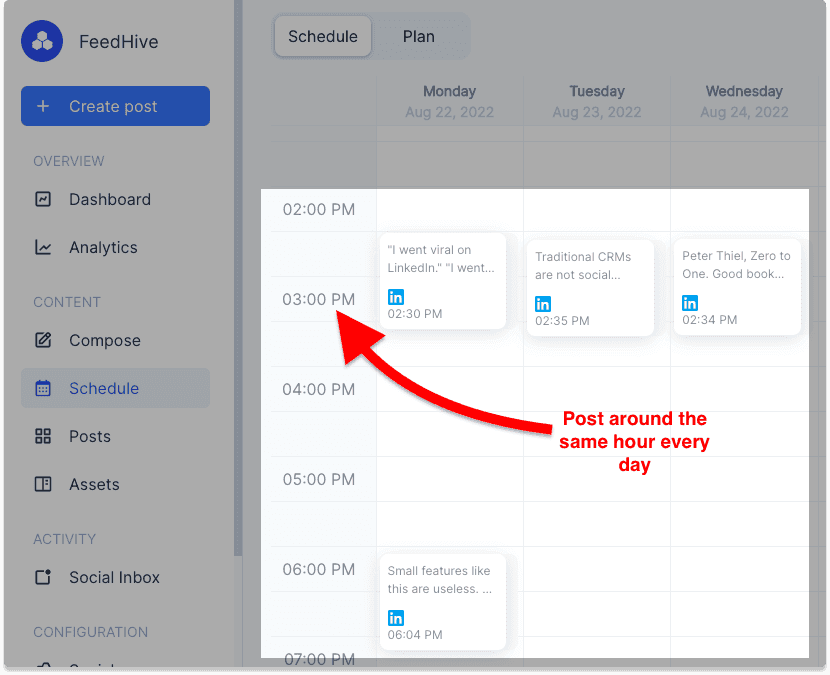 Social Selling LinkedIn Post Scheduling | Breakcold