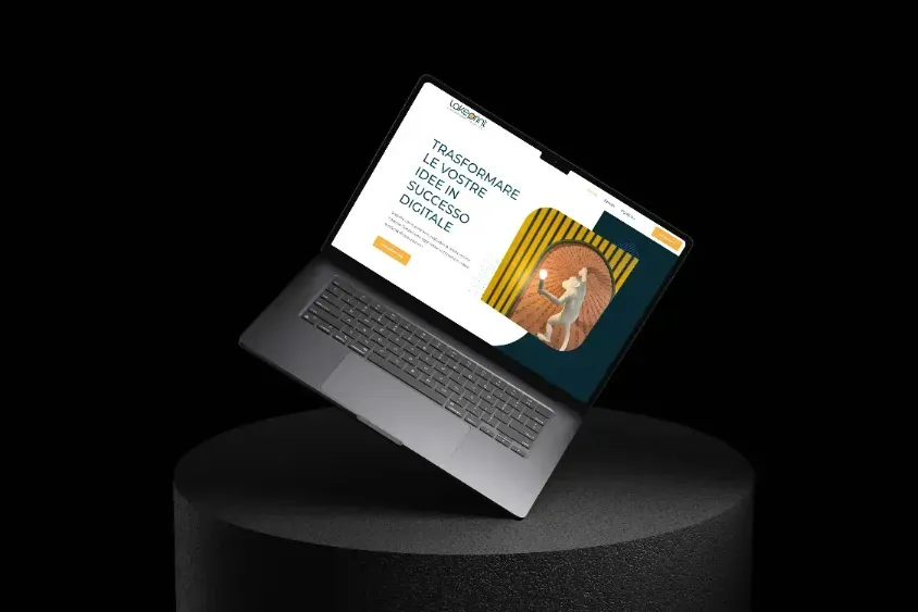 A credit card is displayed at an angle, resting on a black cylindrical pedestal against a dark background.