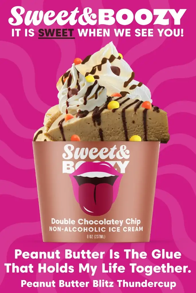 Sweet & Boozy ice cream Thundercup Poster Peanut butter pie