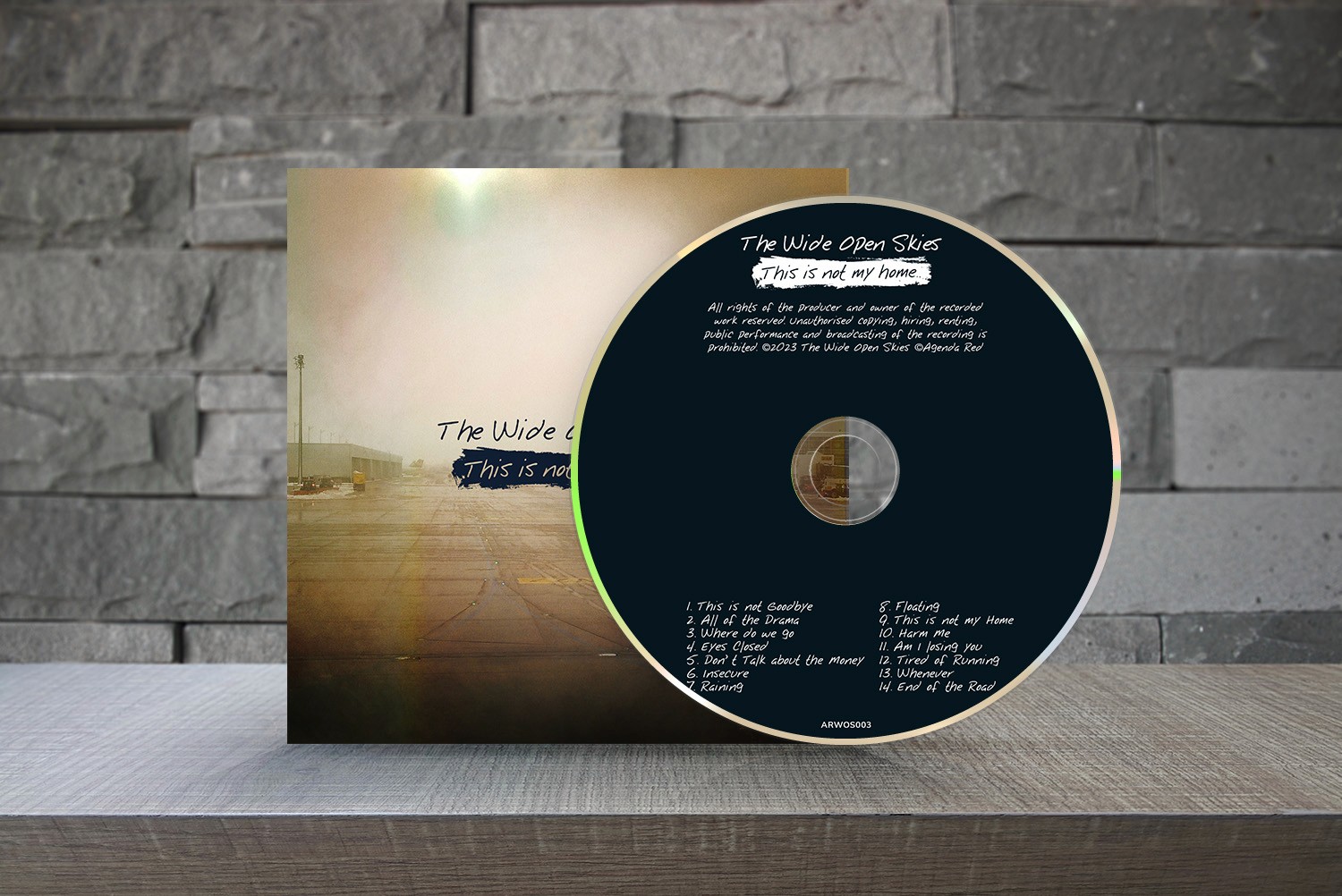 Wide Open Skies album cover design