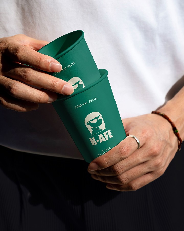 k-afe green cups