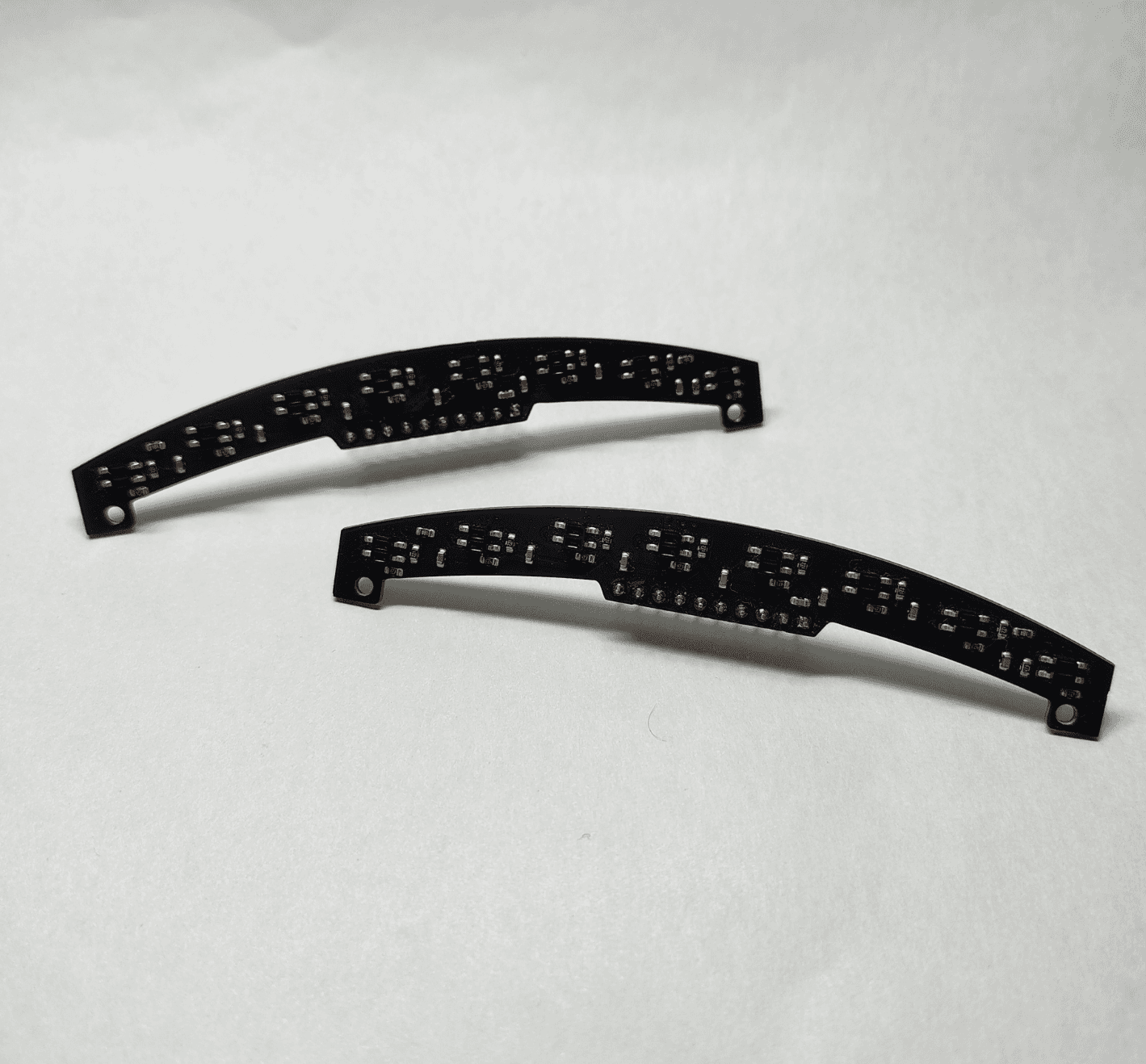 ARC8 sensor detail shot – analog output pins and PCB trace routing