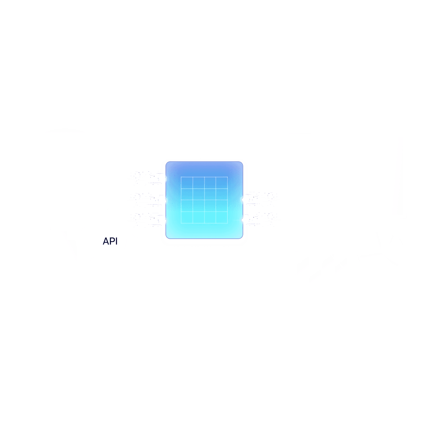 Datenbanken, Schnittstellen oder Tabellen werden durch die Datenplattform analysiert und zu Charts oder ganzen Dashboards. 