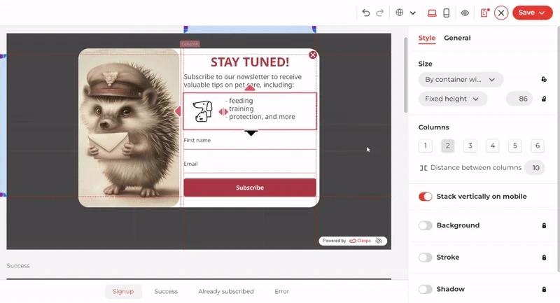 horizontal-columns-mobile