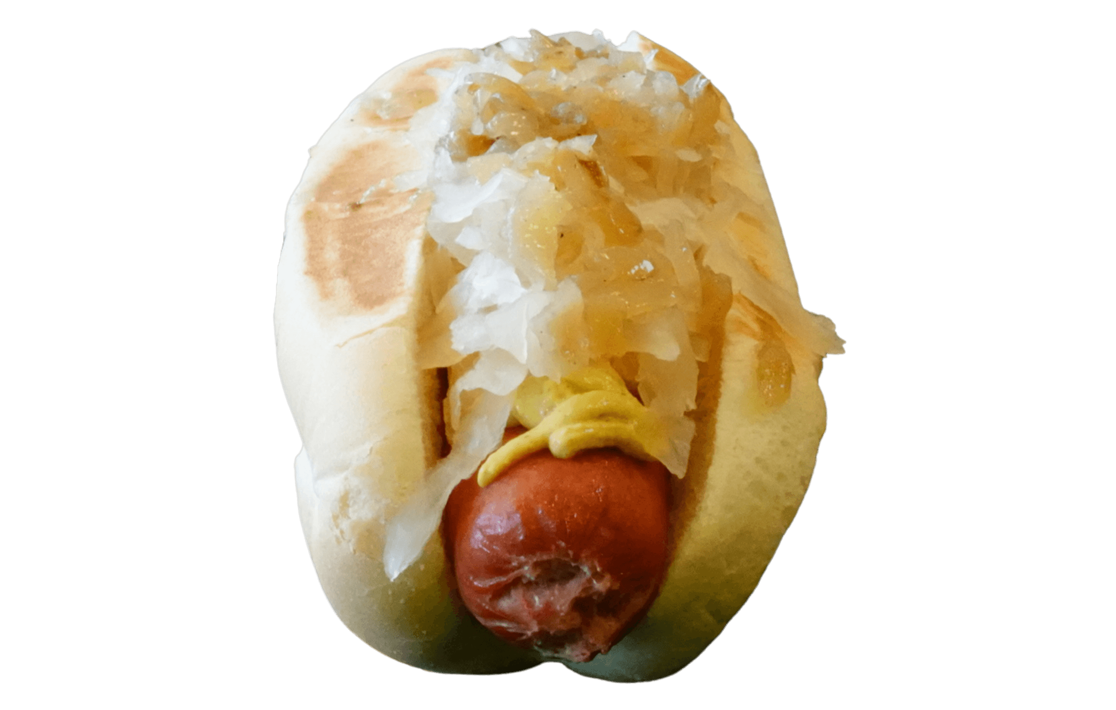 New Yorker style hot dog