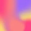 Pink, purple, and yellow mesh gradient backdrop.