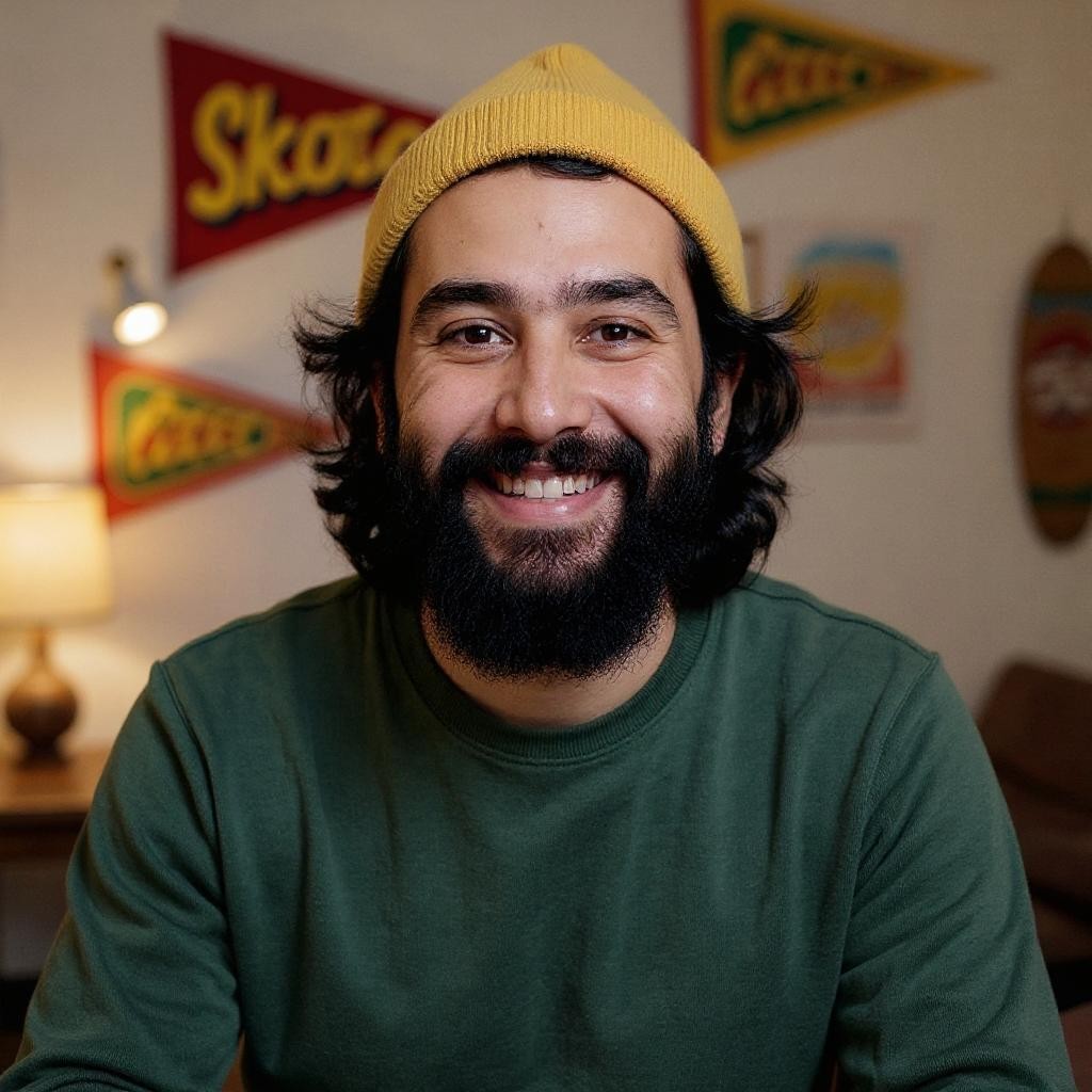 Portrait of portfolio creator – front view