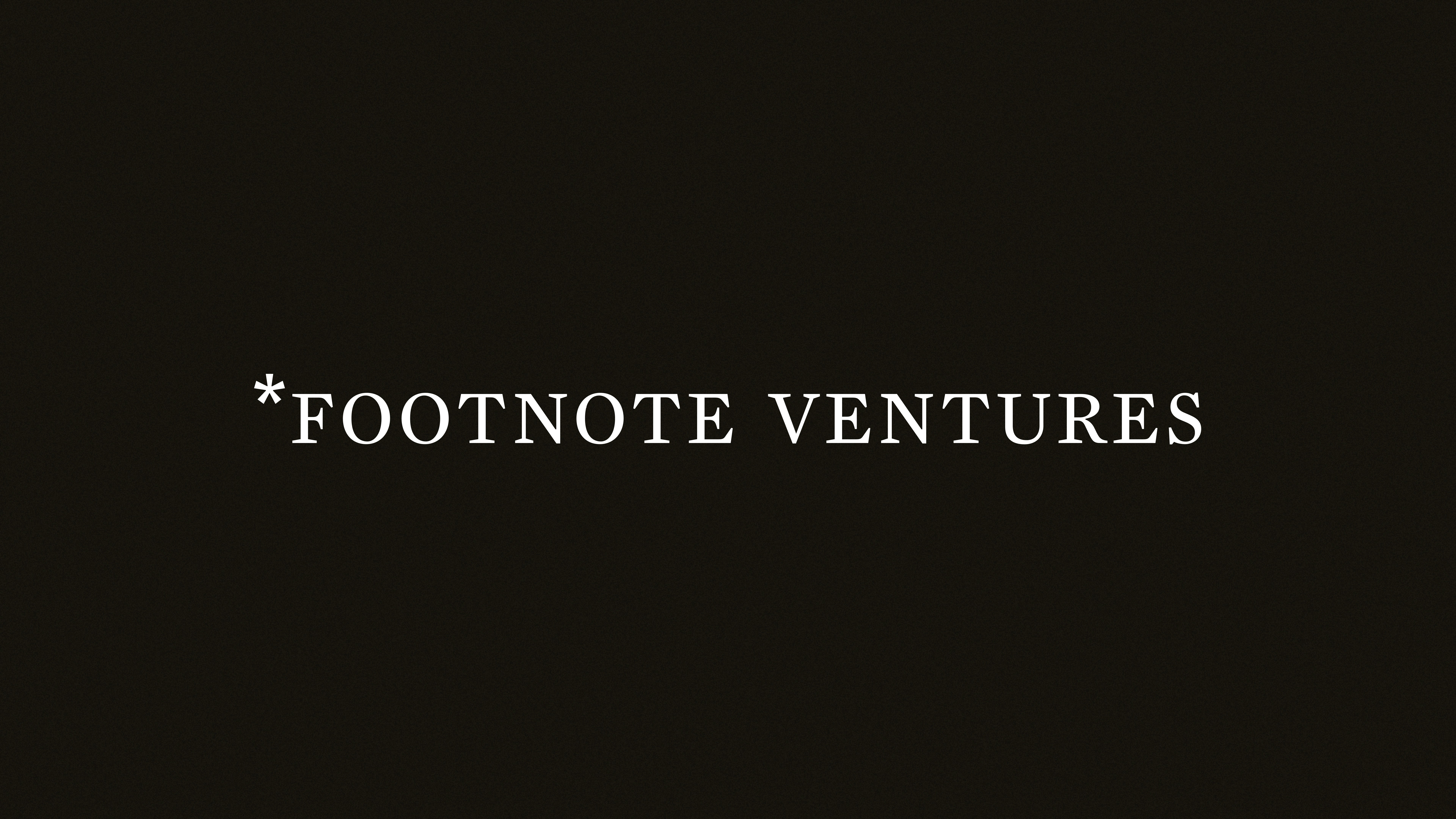 Footnote Ventures Wordmark