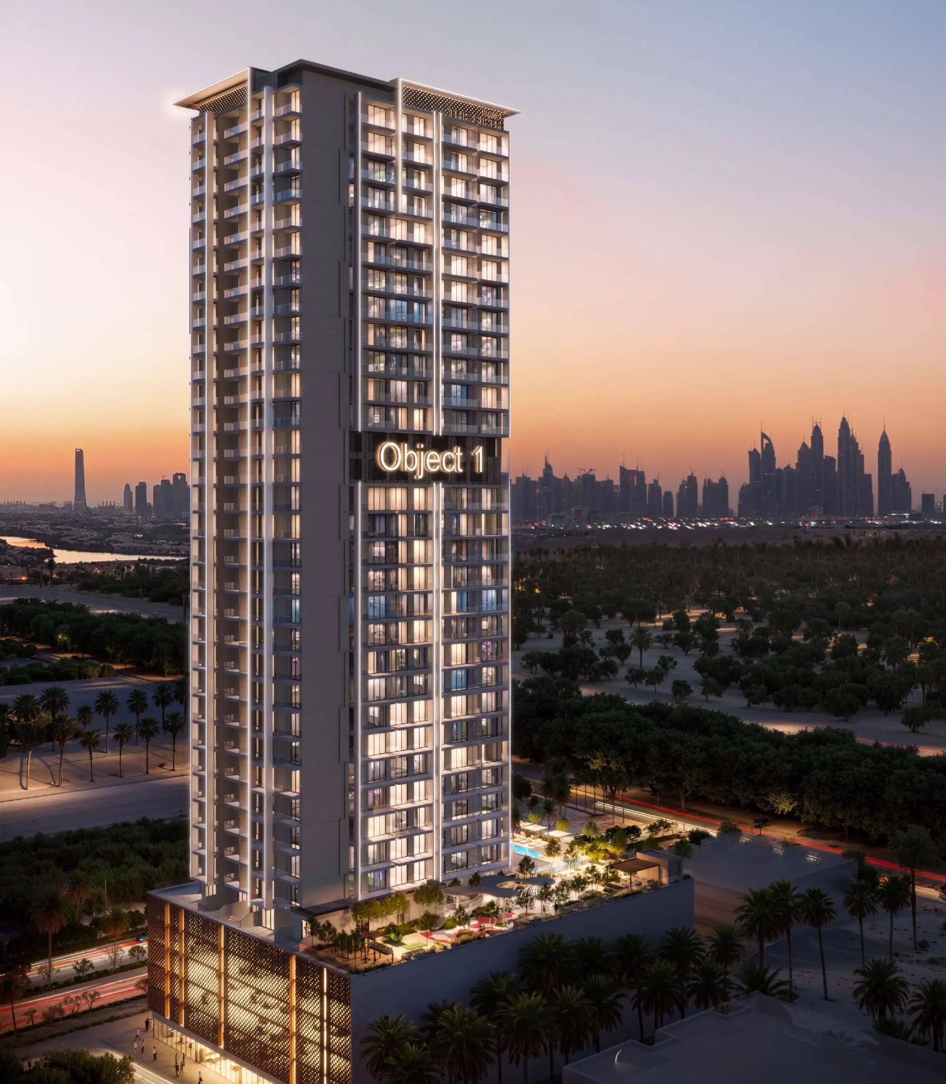the f1fth tower object 1 building view