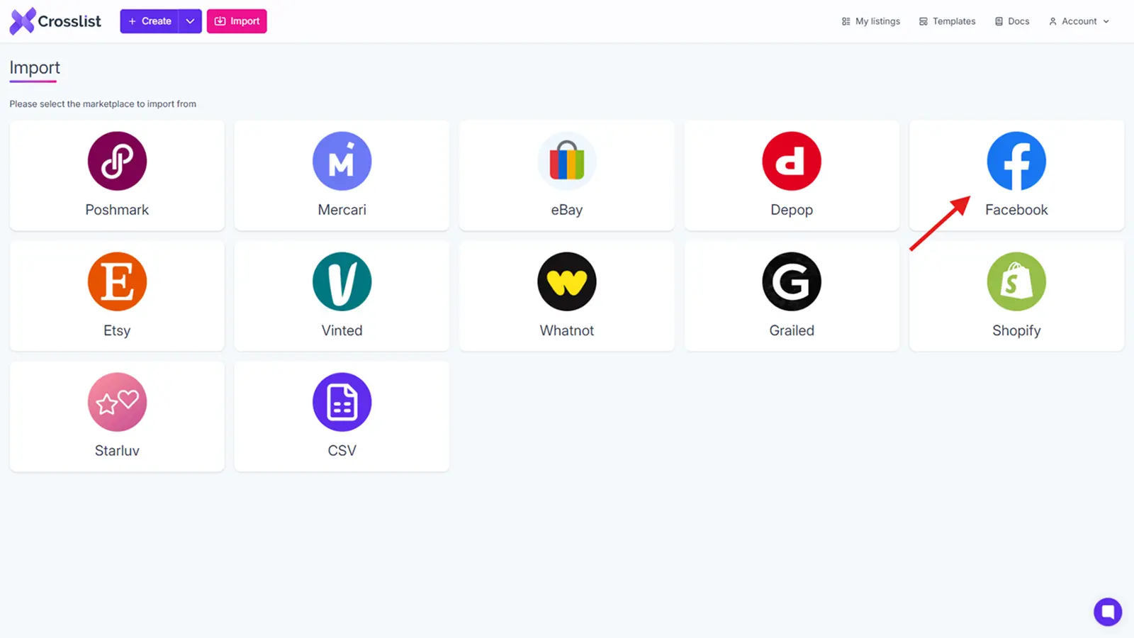 Import Overview - Facebook