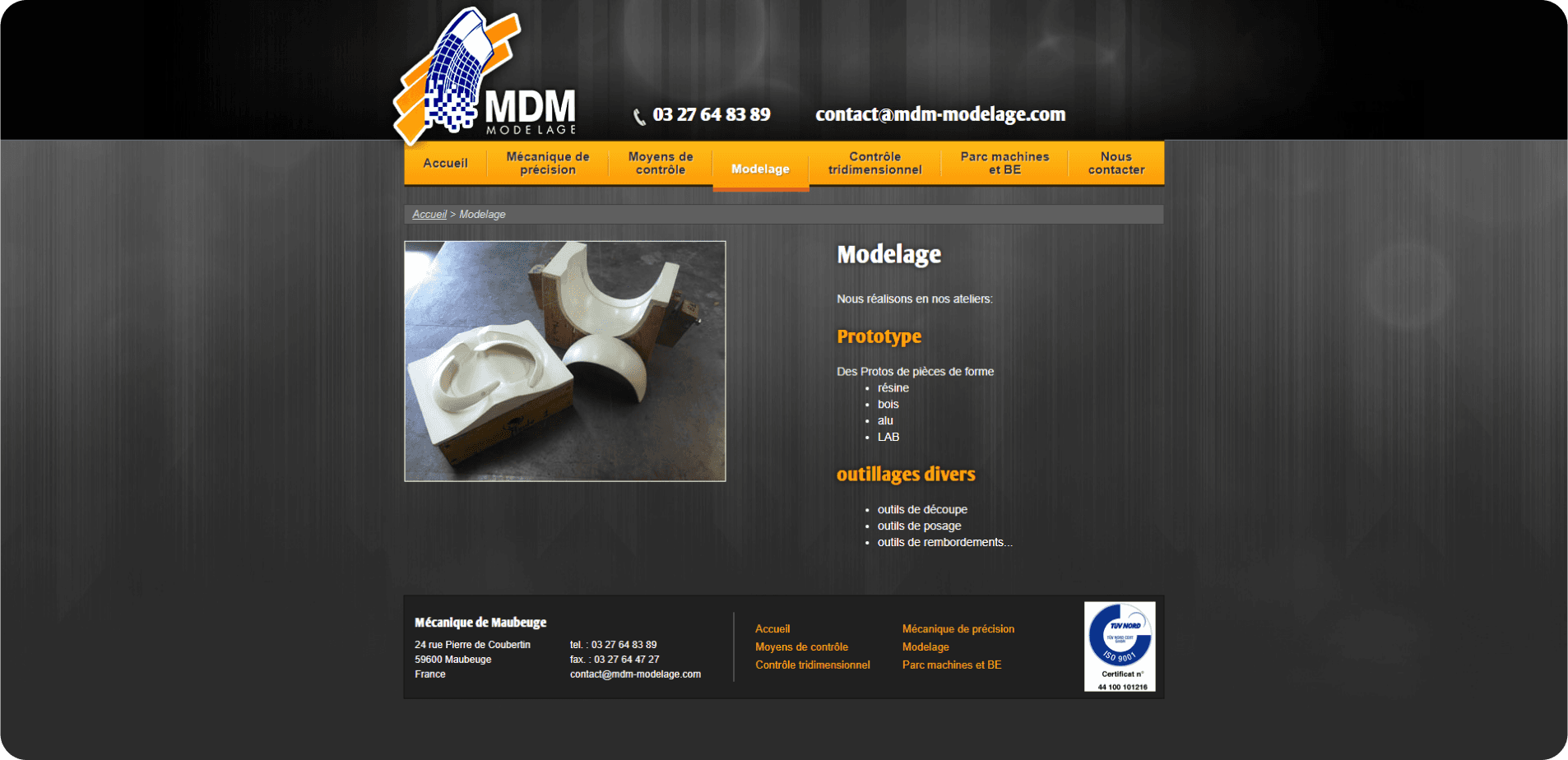 Site de MDM avant la refonte développé par Ilies MANATA, DéveloppeurWeb Expert Framer & Ux / Ui Web Designer, Freelance, Nord