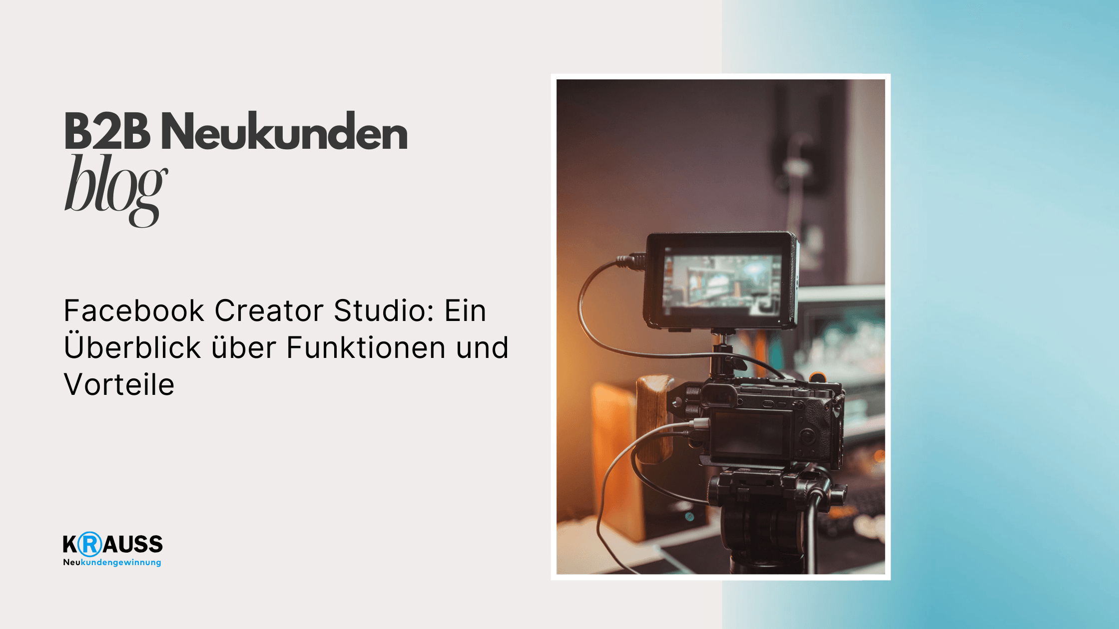 Facebook Creator Studio: Ein Überblick über Funktionen und Vorteile
