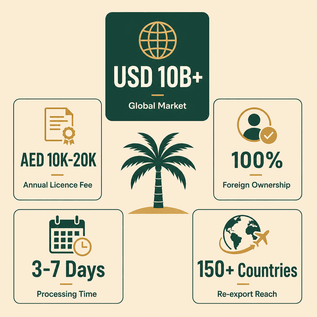 Infographic: Apply for a Dates Trading License in Dubai