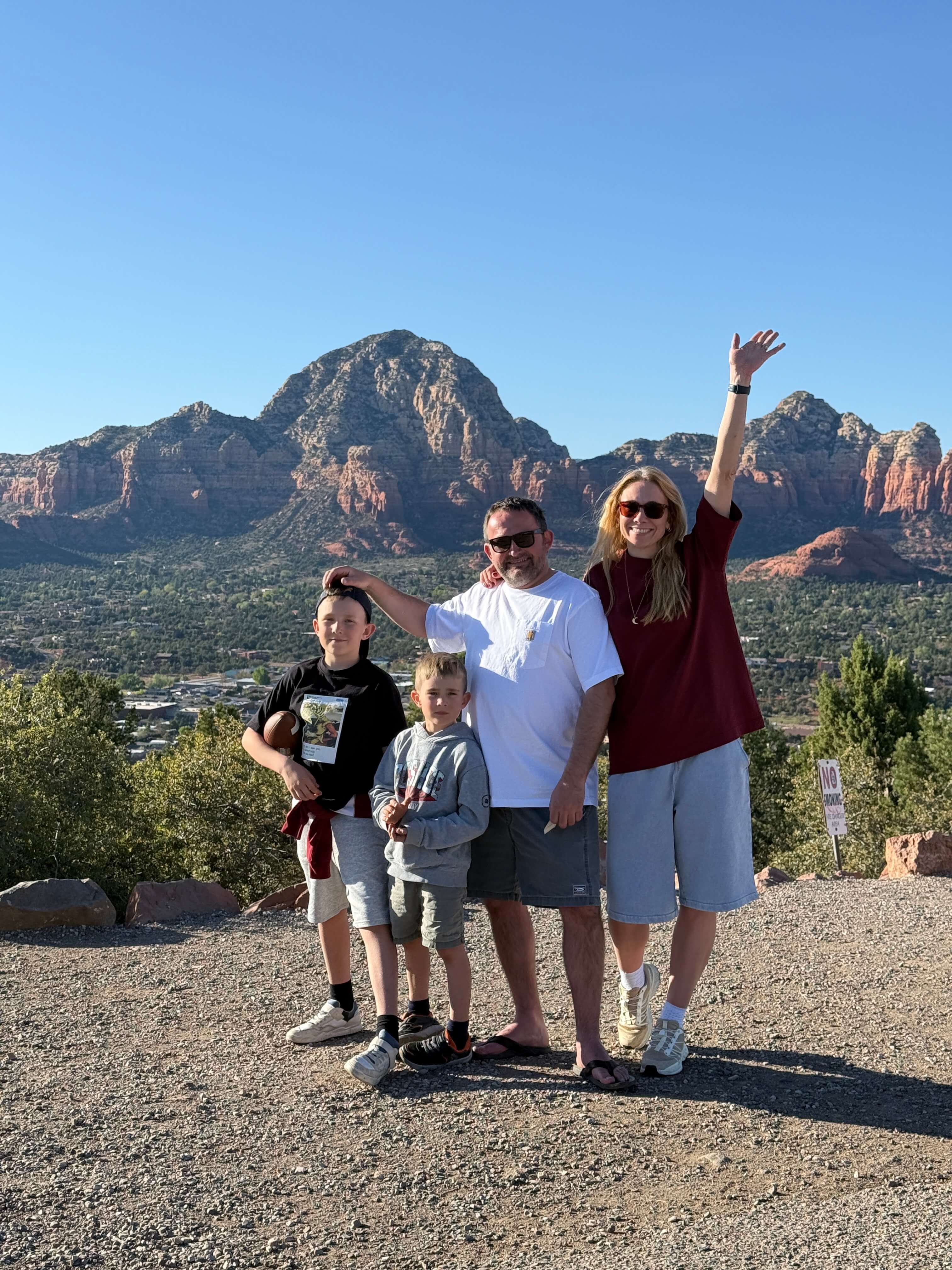 Zdjęcie rodziny w USA