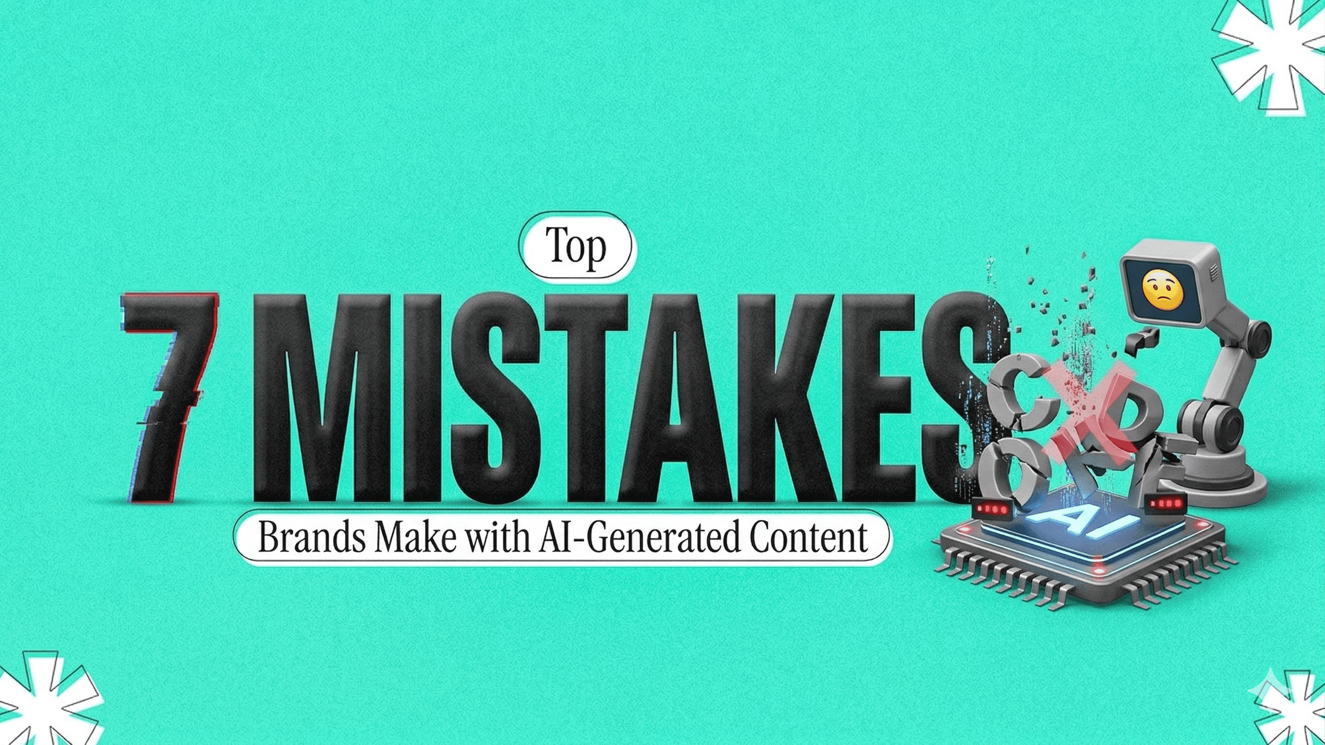 Top 7 Mistakes Brands Make with AI-Generated Content