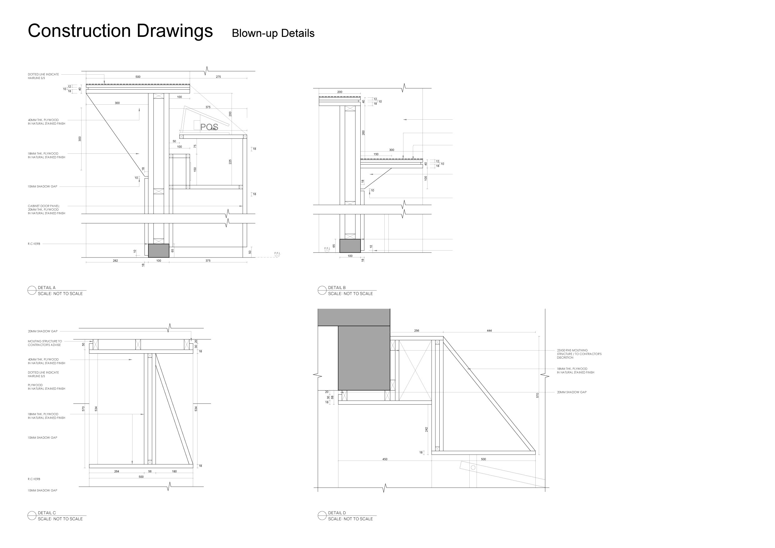 Work shown was produced during [Interior Architect] role tenure at [Mentahmatter Design].