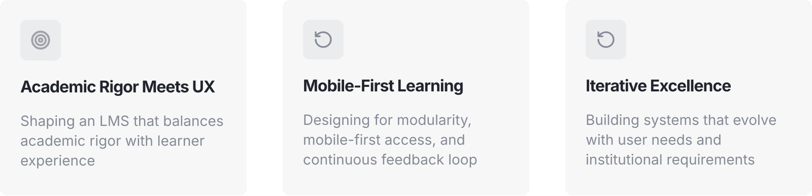 Constrains in LMS case study