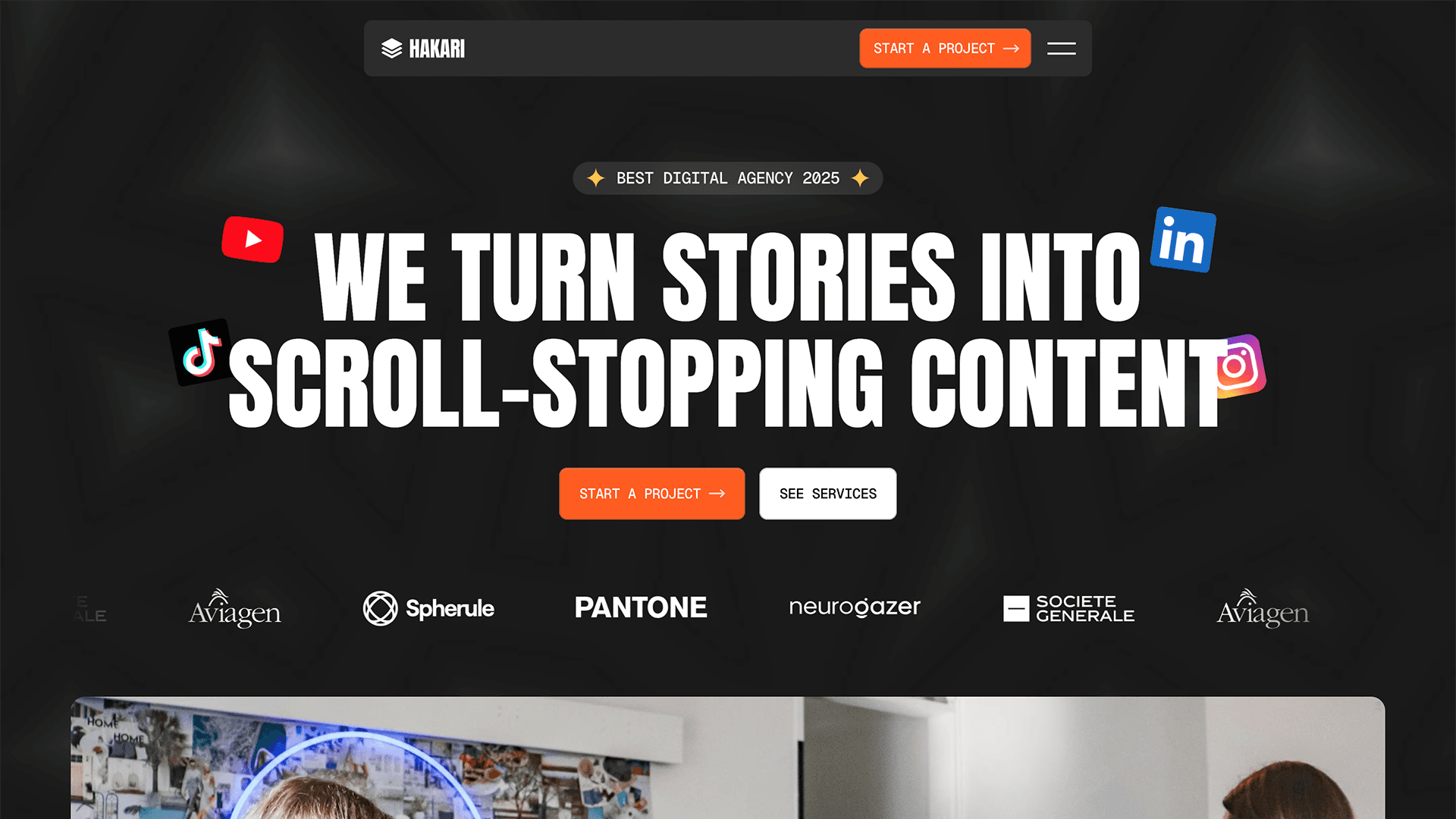 Hikari Framer template