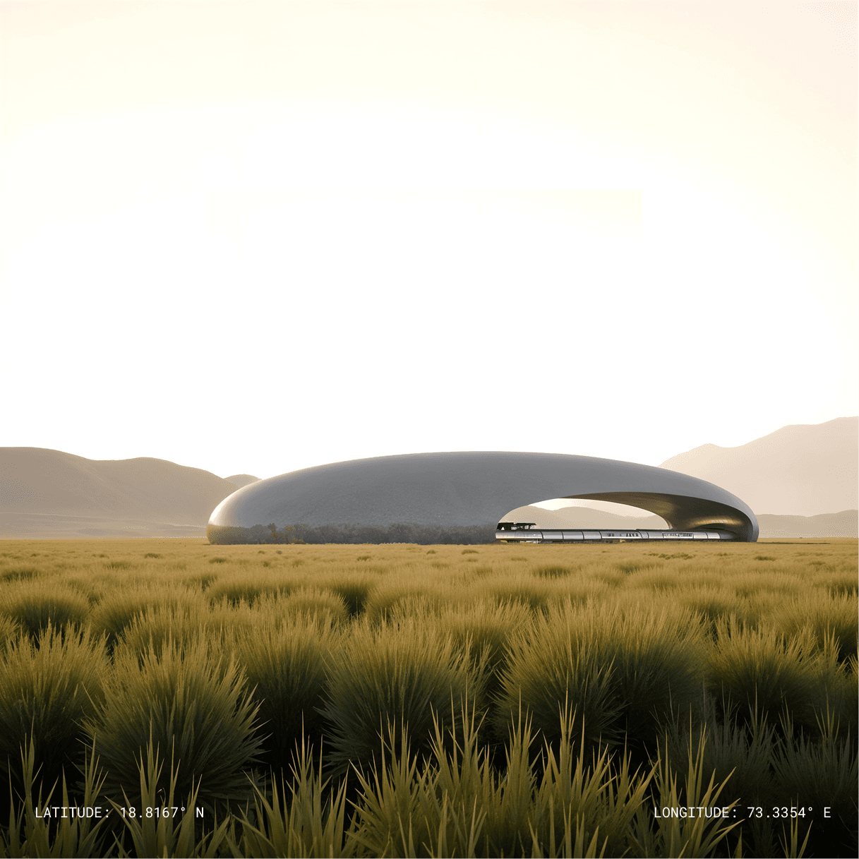 Hyperloop One concept rendering for Mumbai–Pune corridor infrastructure vision