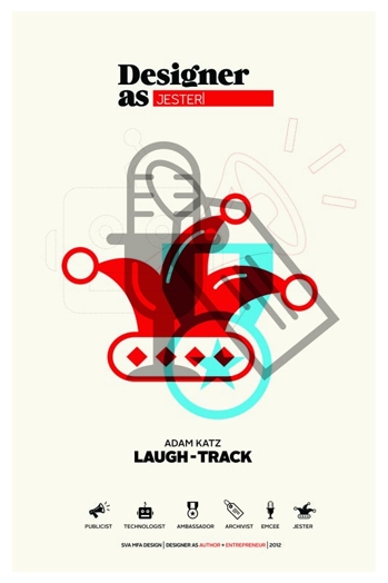 designer as jester poster