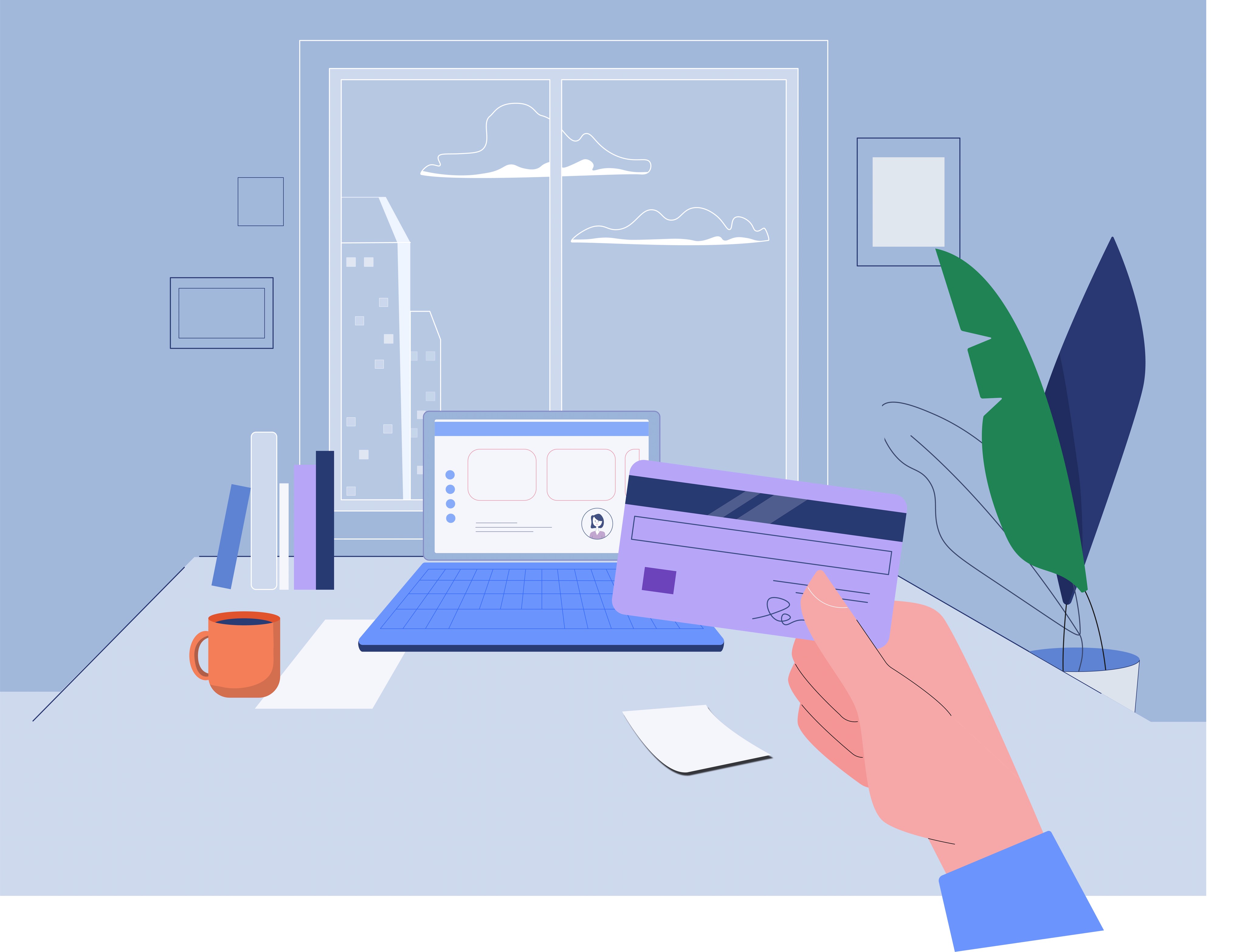 a building with persony windows