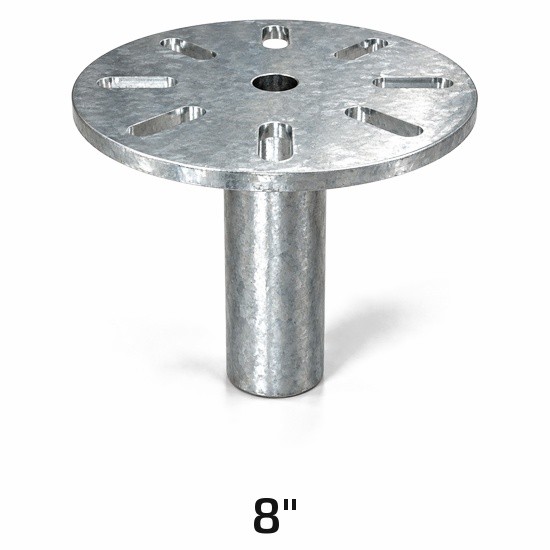 8 inch flange top