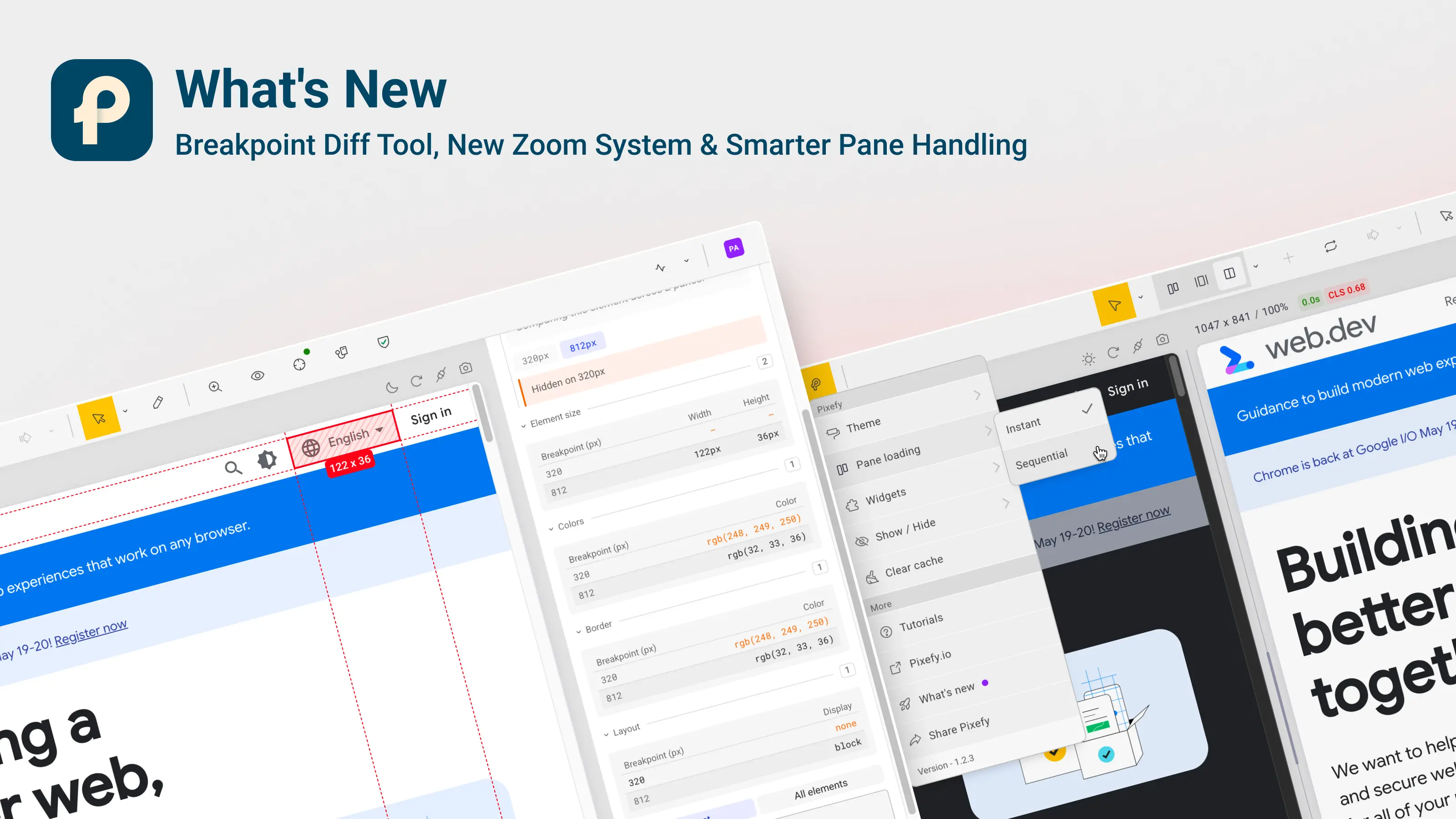 Breakpoint Diff Tool, New Zoom System & Smarter Pane Handling