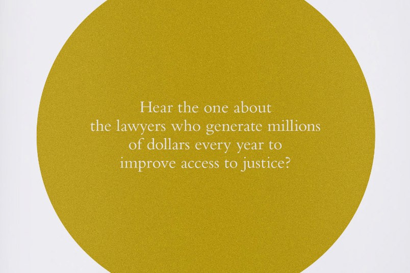 The Law Foundation of Ontario annual report cover detail