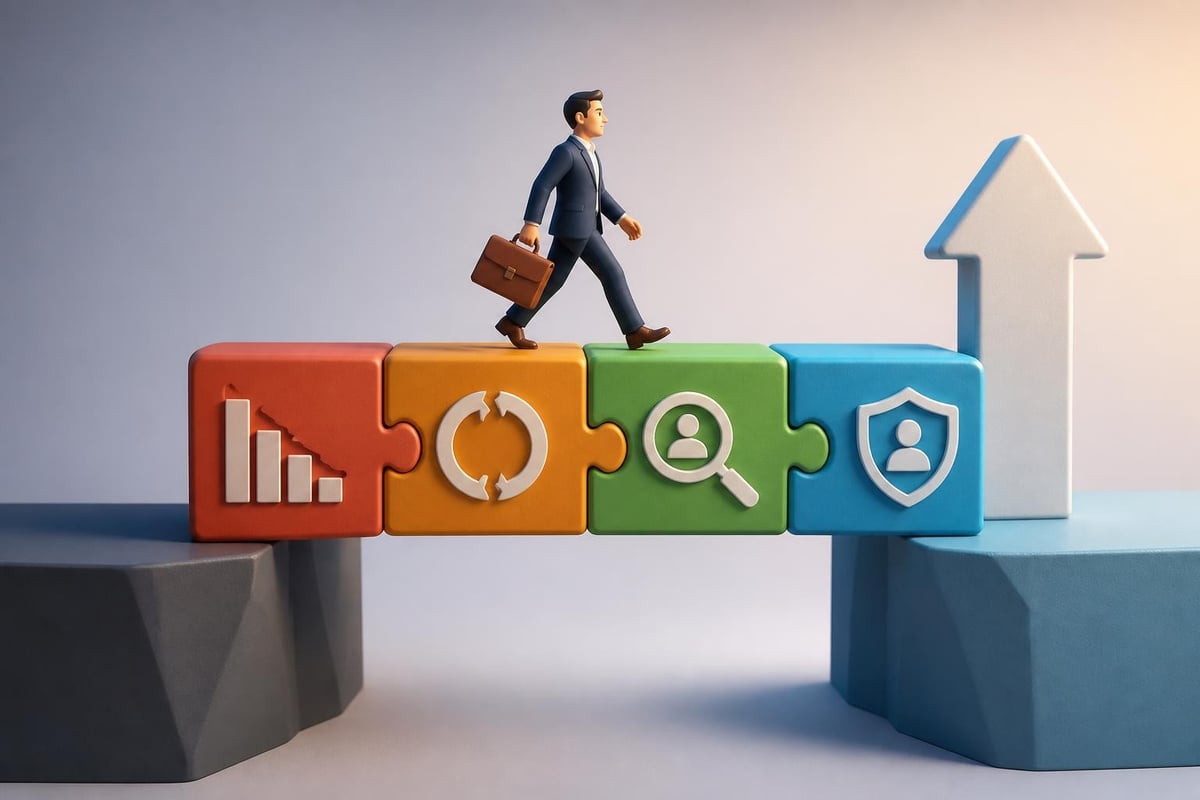 Client pain points mapped to recruitment solutions