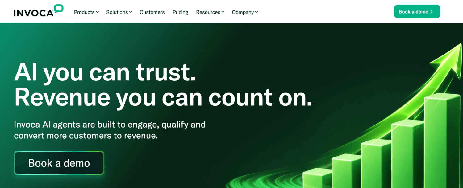 Invoca Homepage