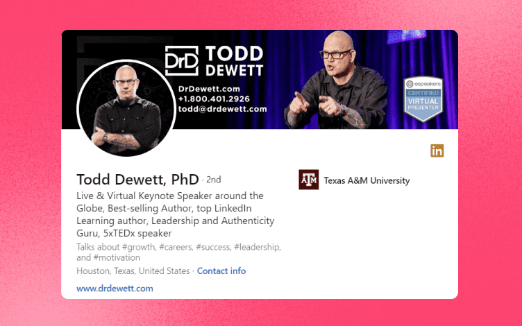 Todd Dewett, PhD