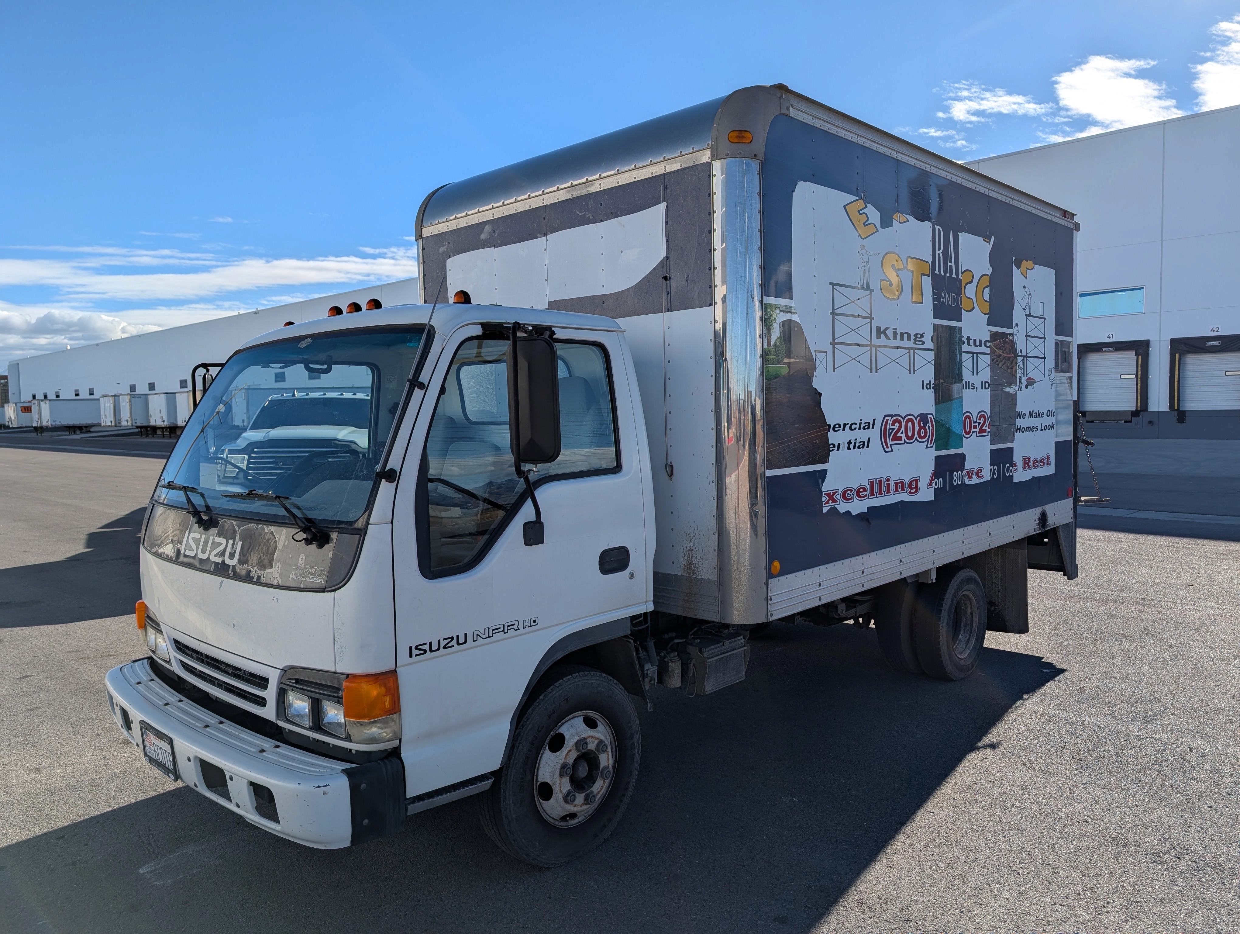 2003 Isuzu NPR box truck