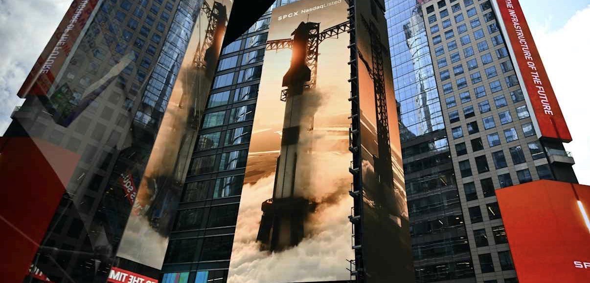 SpaceX NASDAQ illustráció