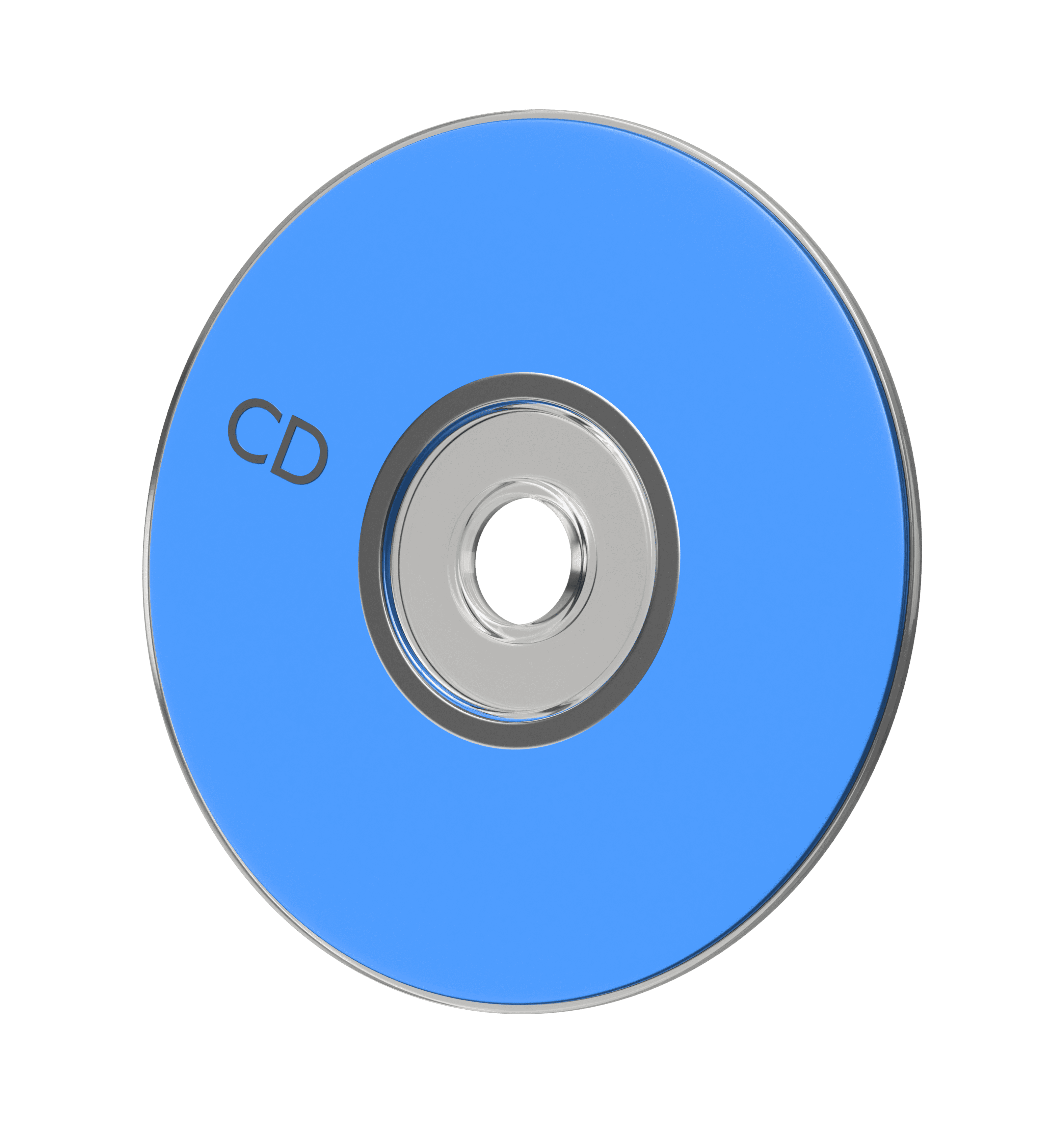Blue CD disk 