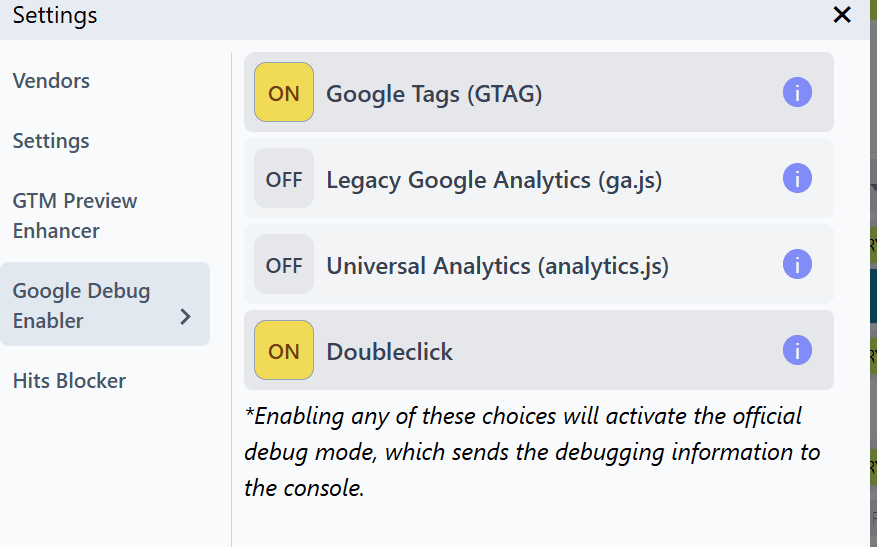 Analytics Debugger GA4 Debug Mode