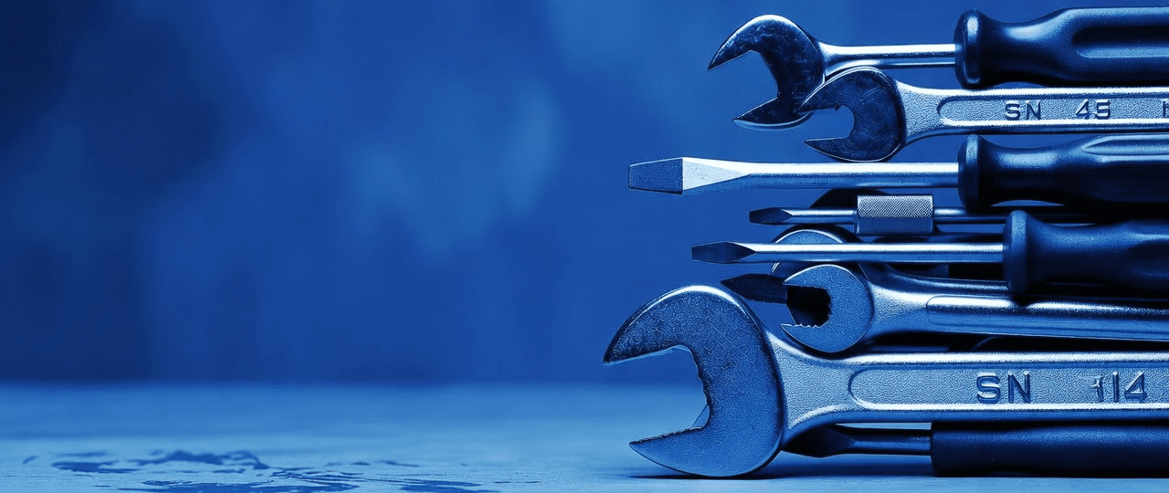 picture of tools representing resources for AI implementation