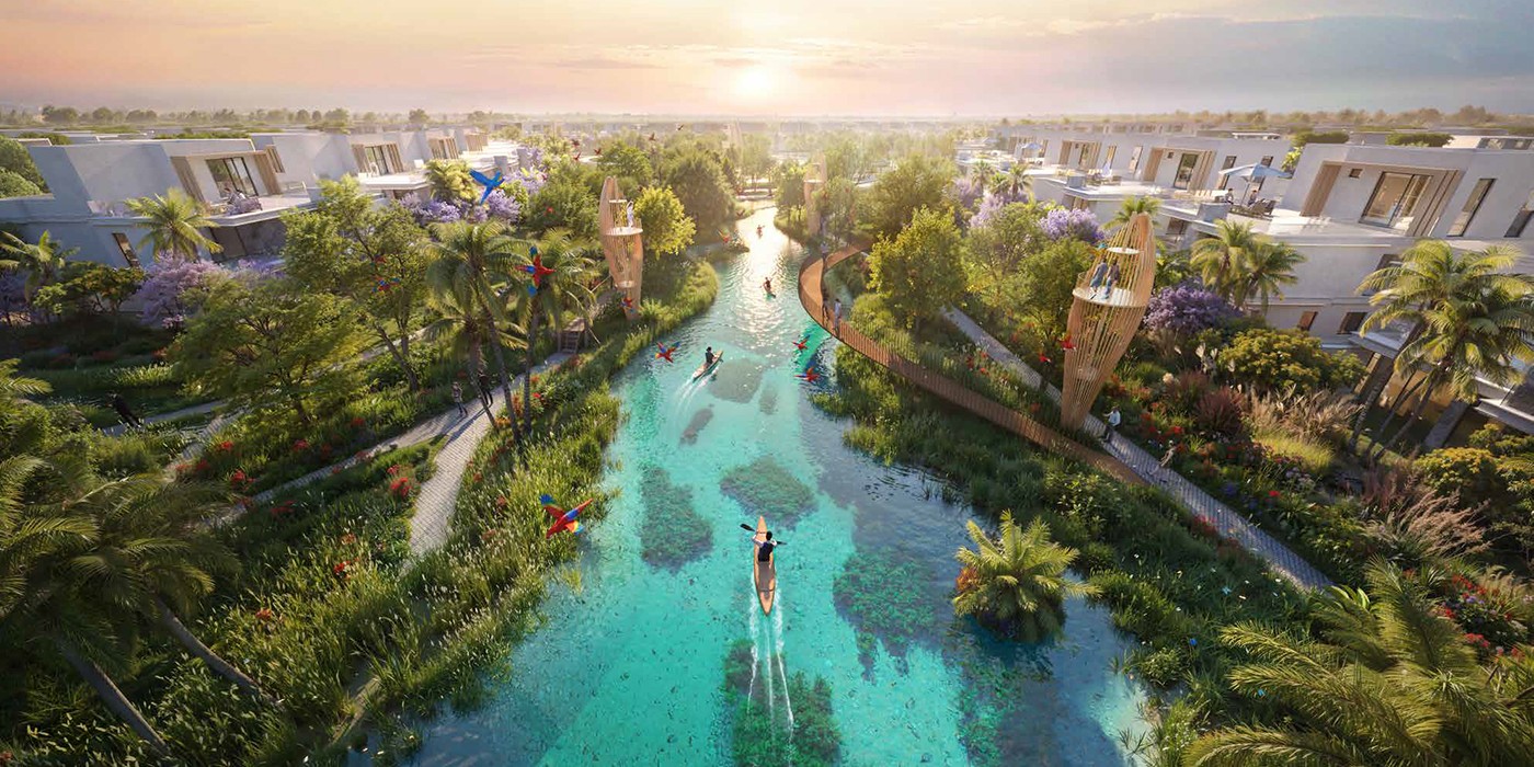 The Jumeirah Al Quoz Resort, a luxurious DAMAC Properties development in the Bahamas, featuring contemporary design