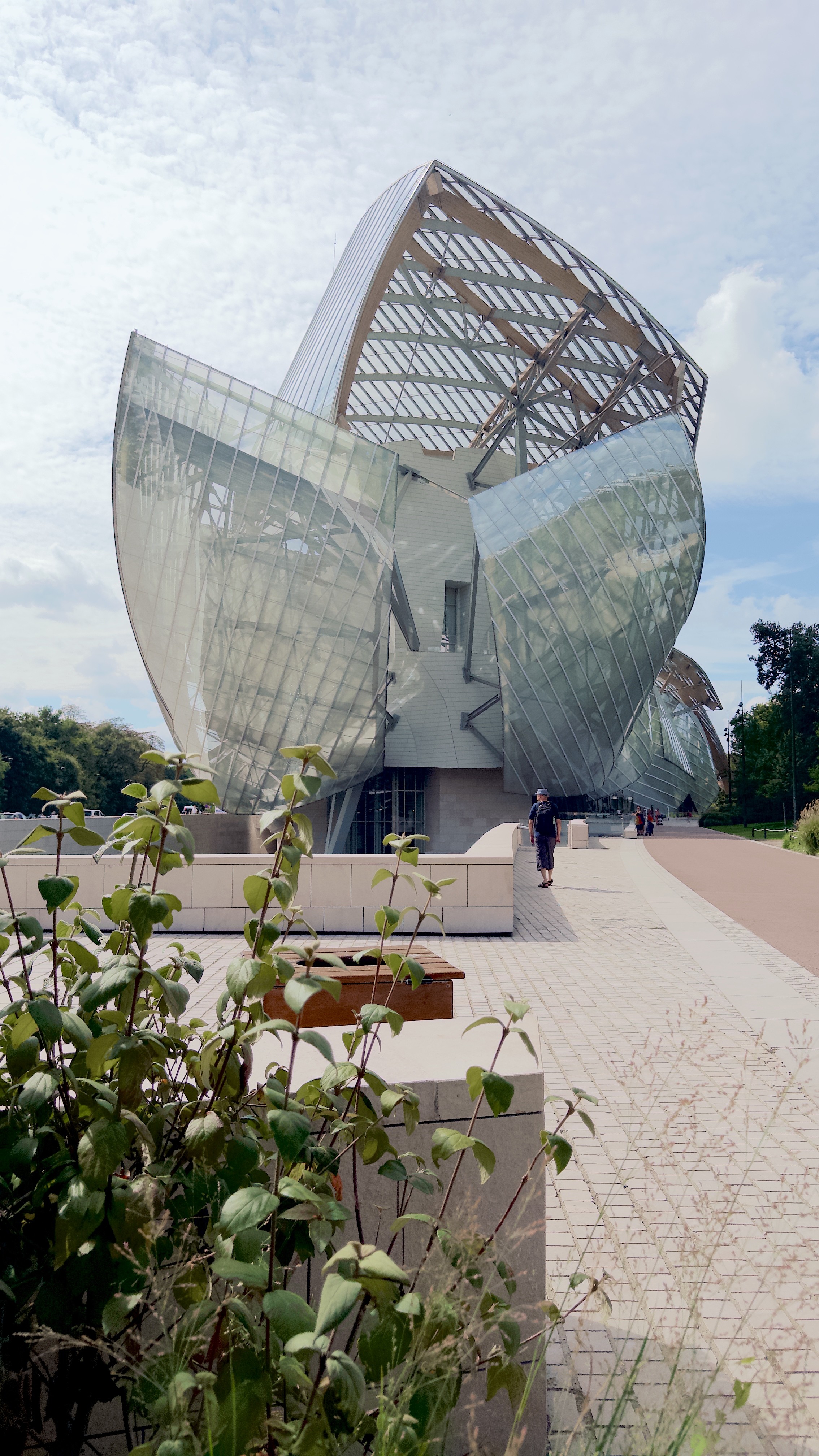 Louis Vuitton Foundation in Paris by Frank Gehry in Paris