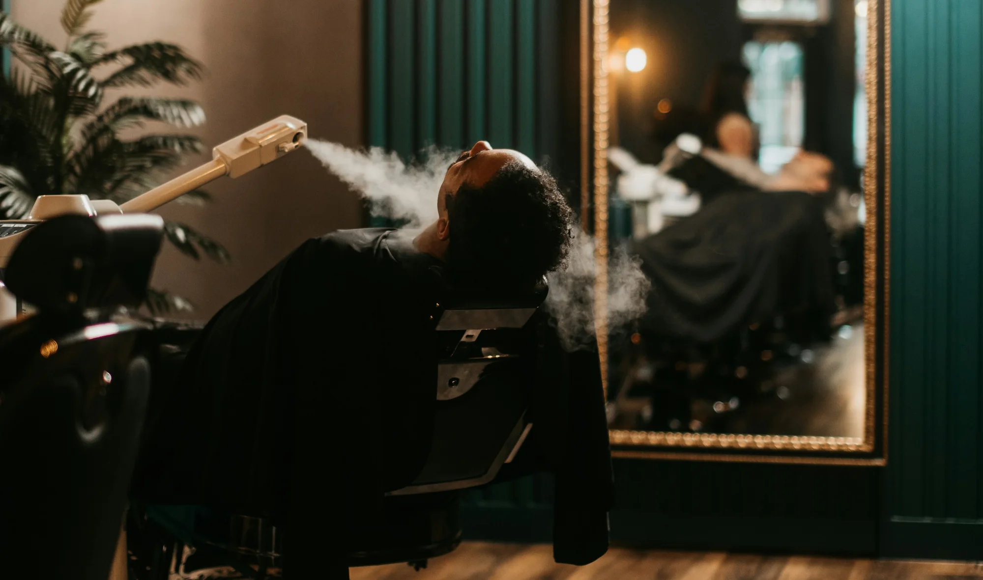 Shaving and grooming client