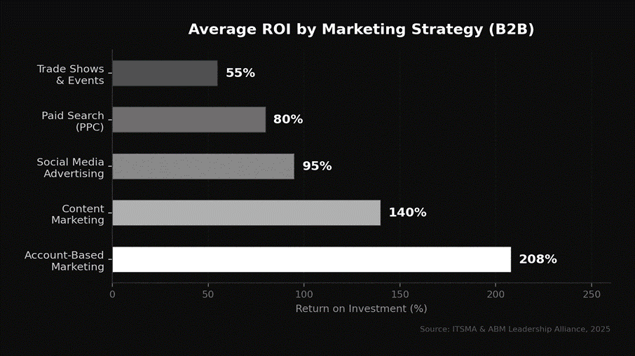 Average ROI marketing strategy