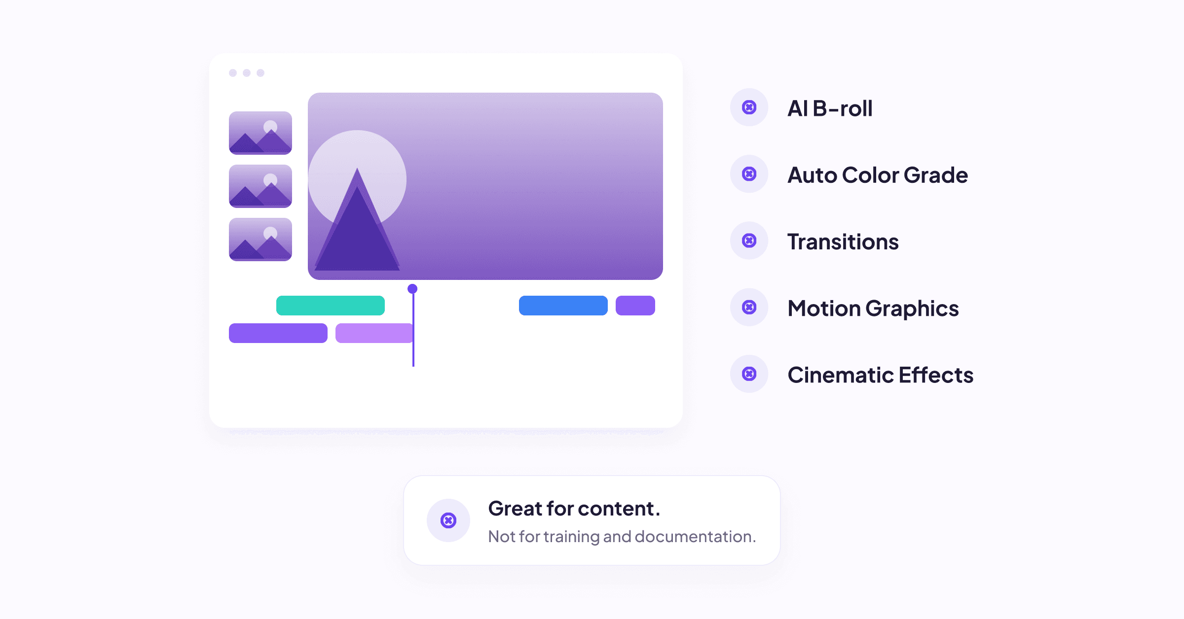 AI video editing features overview